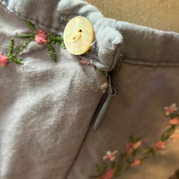 AMERICAN EAGLE Blue Pink Floral Mini Skirt - Picture 4 of 6